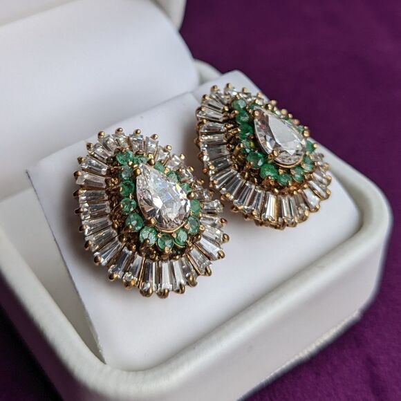 cocktail ring and earring set - Picture 3 of 6